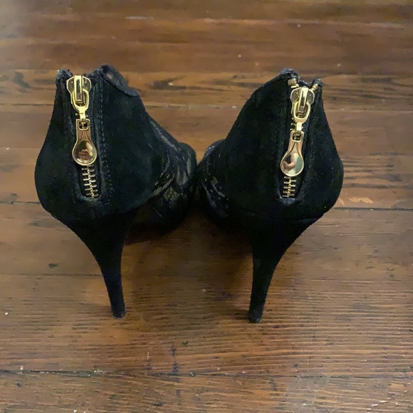 🔥 Suede and lace heels - Picture 3 of 5